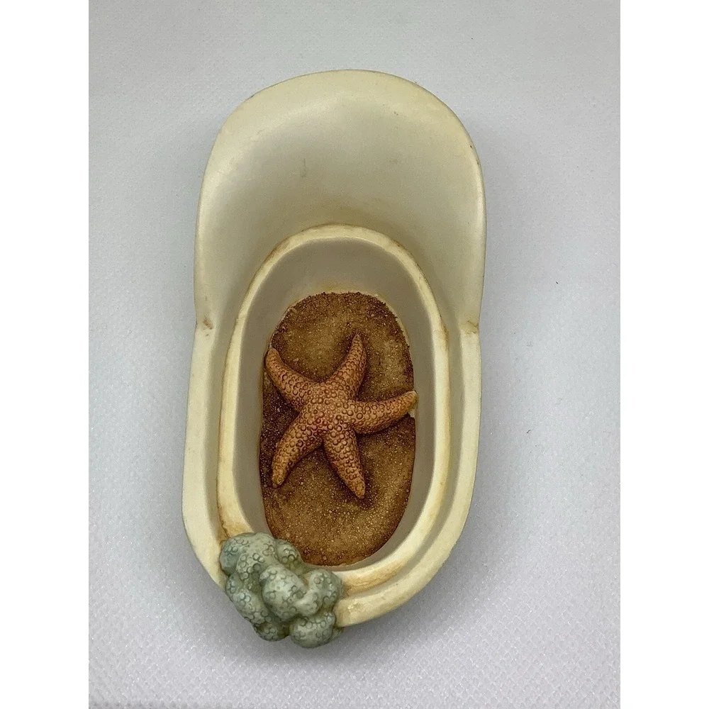Harmony Kingdom Angelique Noel Angel Bathtub‎ Starfish So Cute!